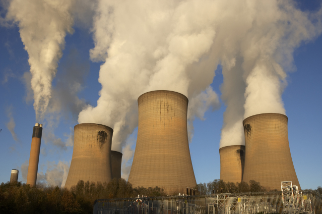 DRAX COAL FIRED POWER STATION SELBY NORTH YORKSHIRE ENGLAND