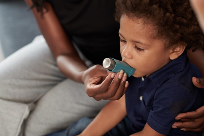 Boy Having Allergic Attack