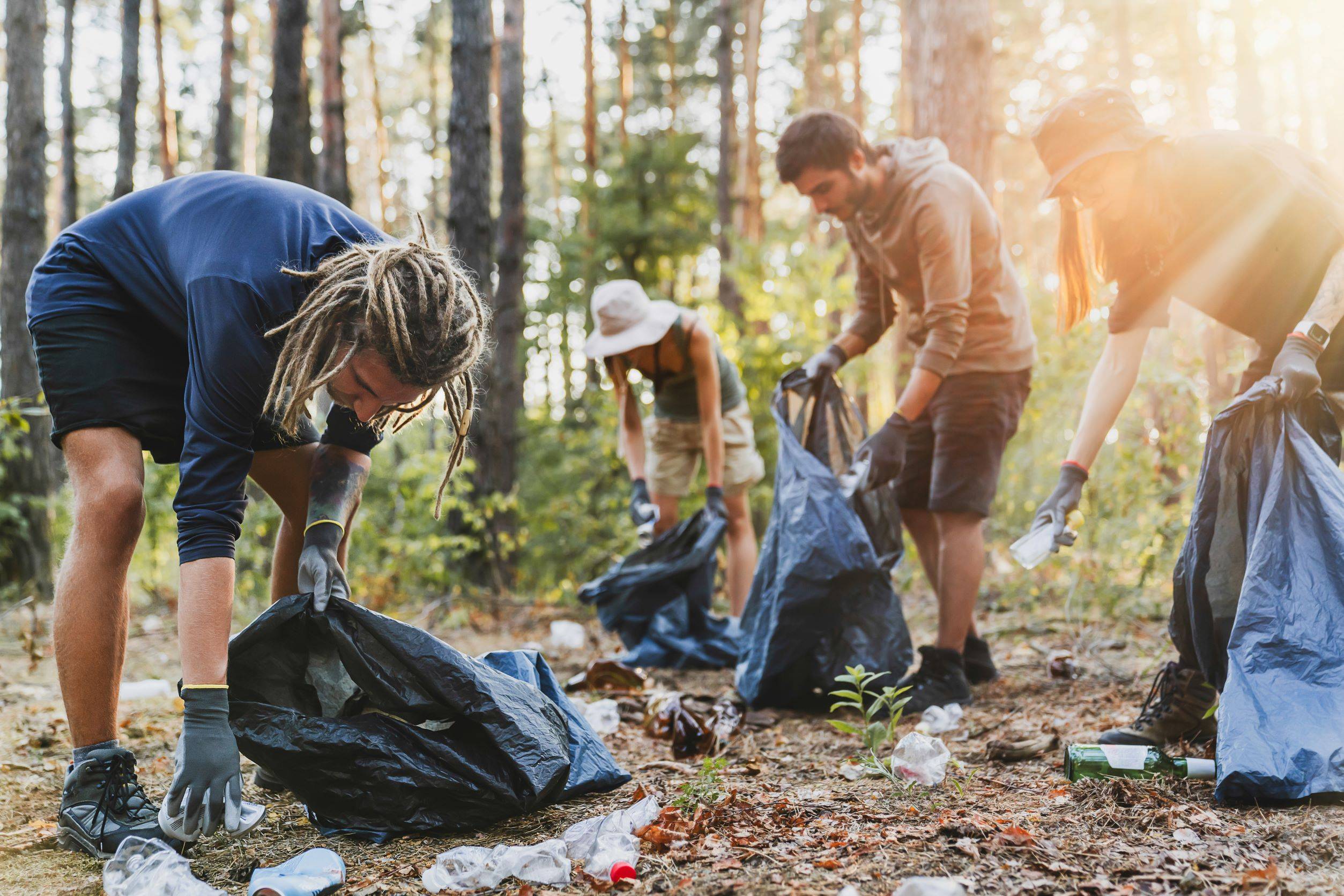 picking up trash is a great way to get involved