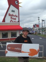Bret at the Big Chicken