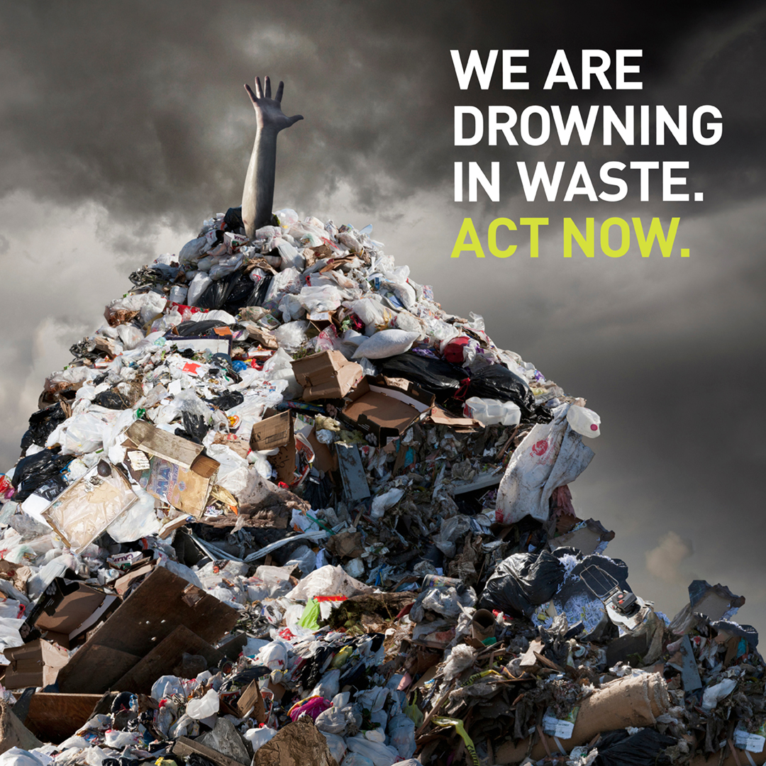 Drowning in waste