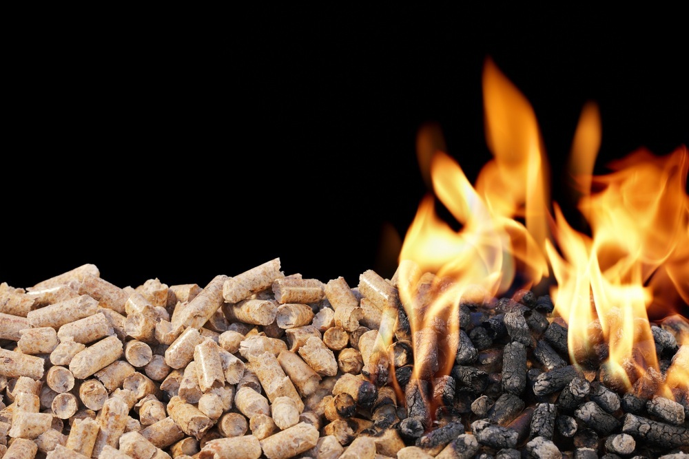 Drax wood pellets
