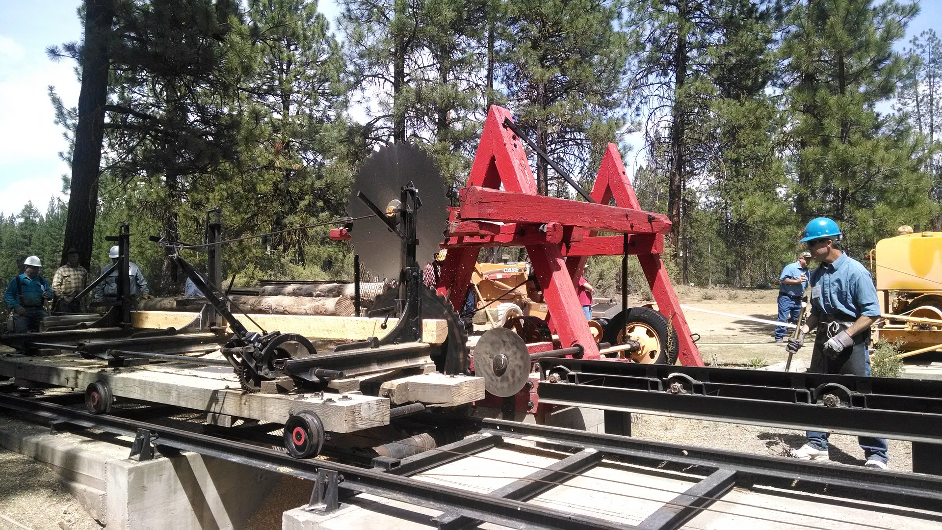 heavy equipment can cause pollution and noise